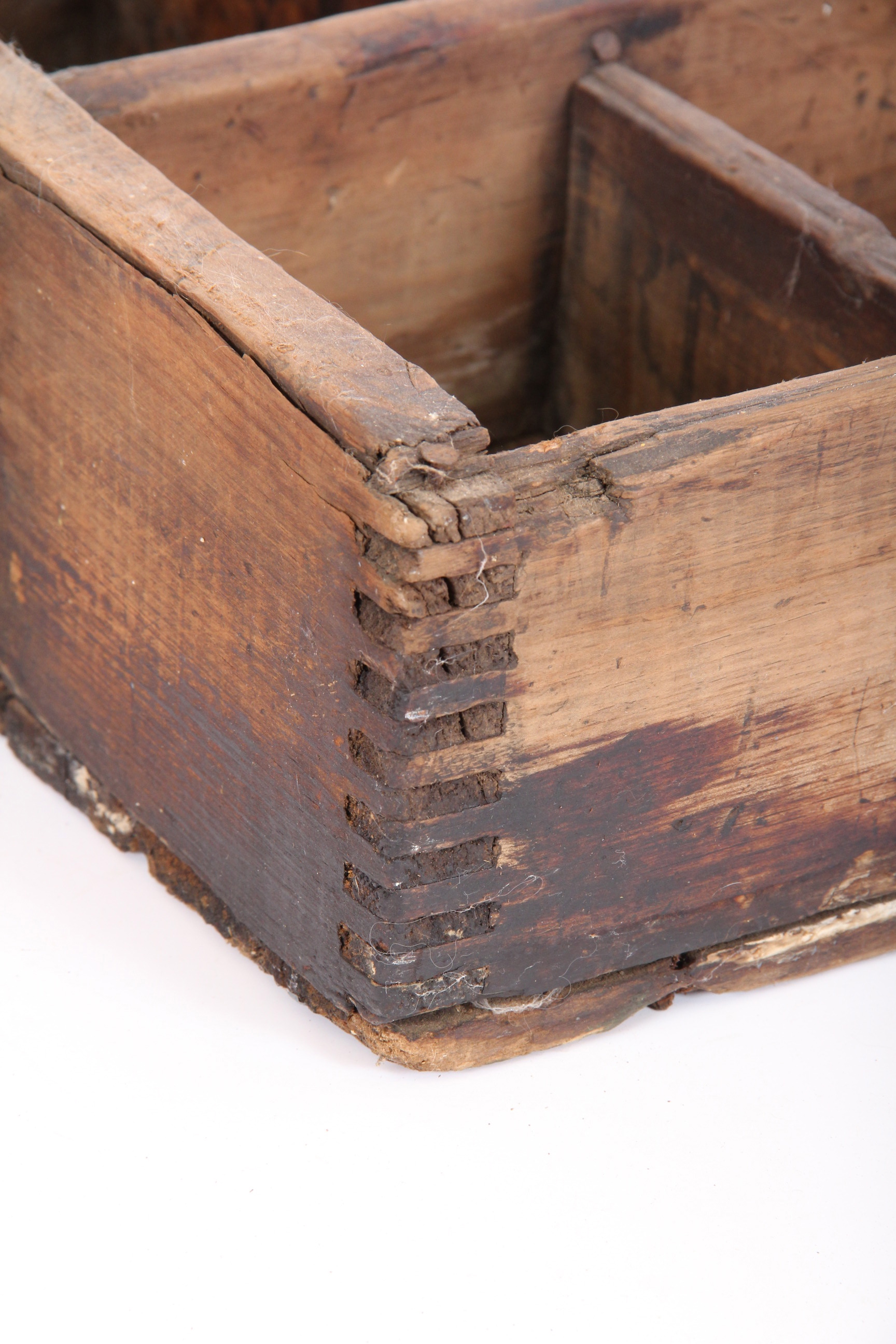 Antique Wooden Milk Carrier