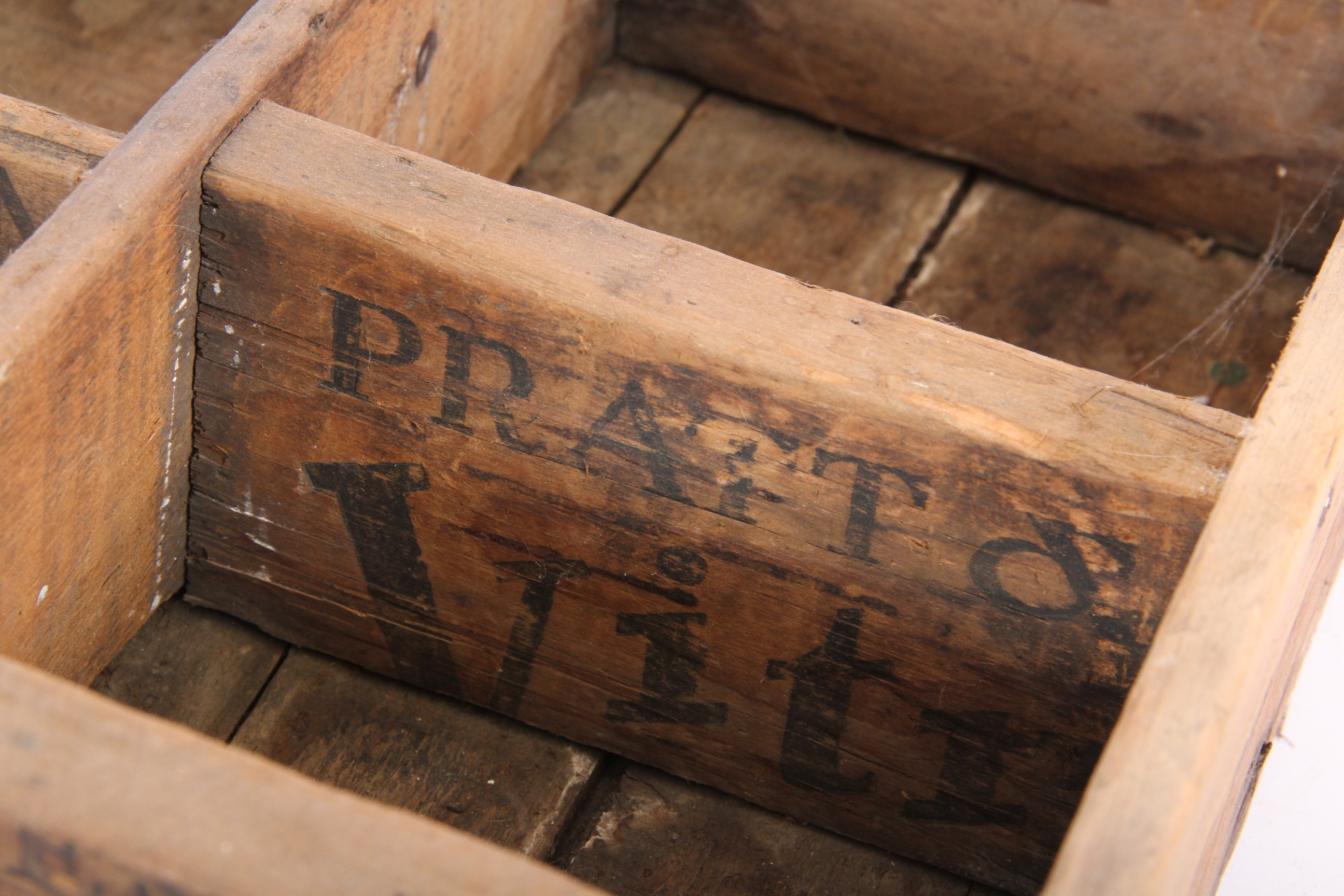 Antique Wooden Milk Carrier