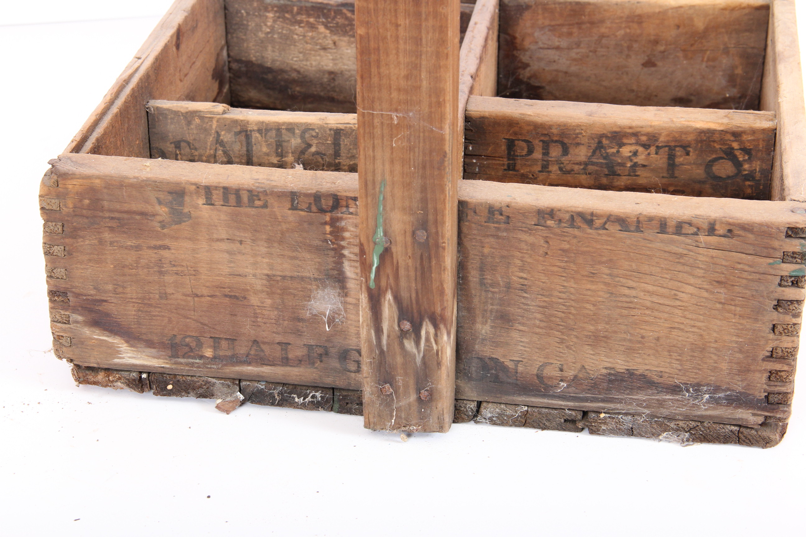 Antique Wooden Milk Carrier