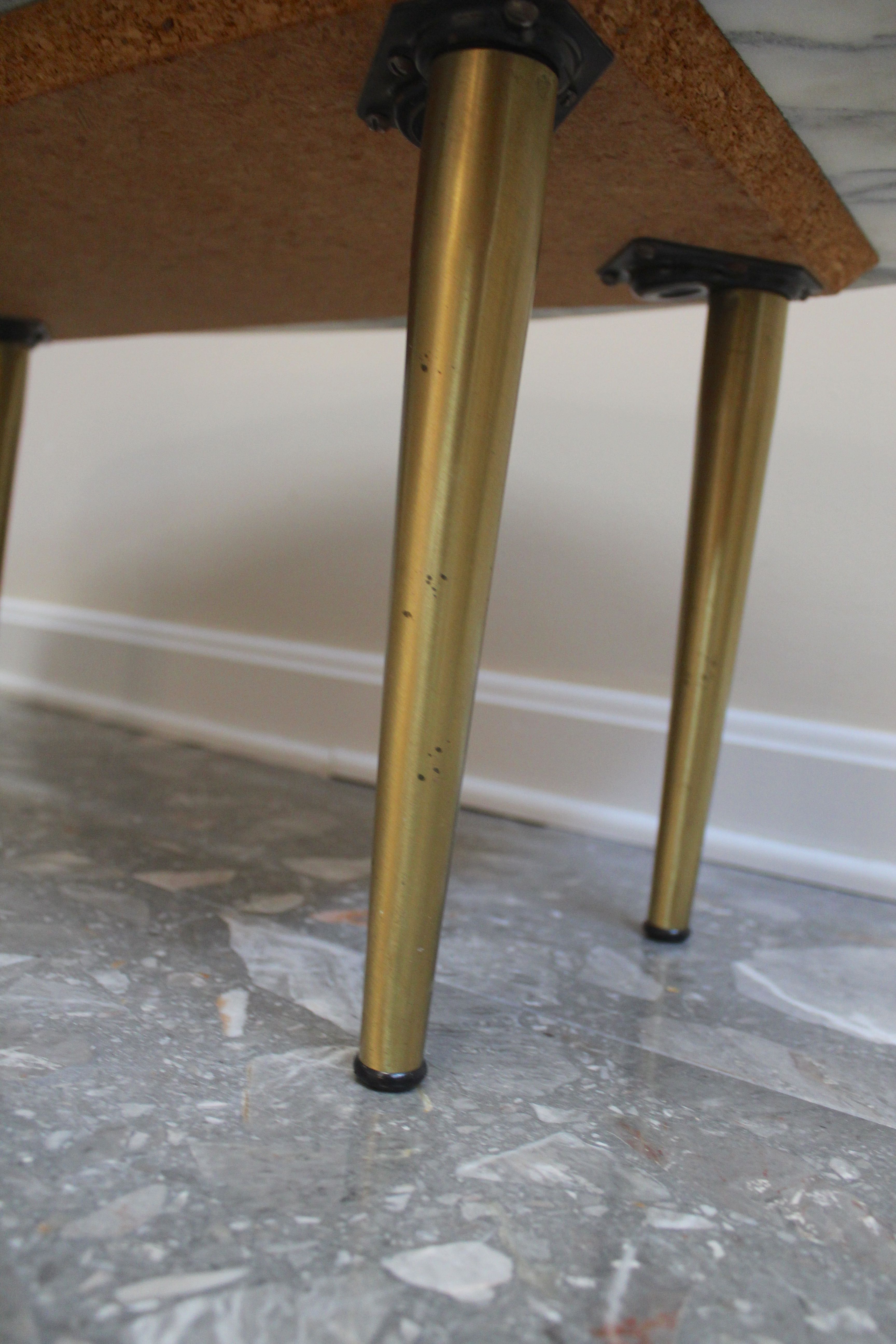 Marble Top Accent Table