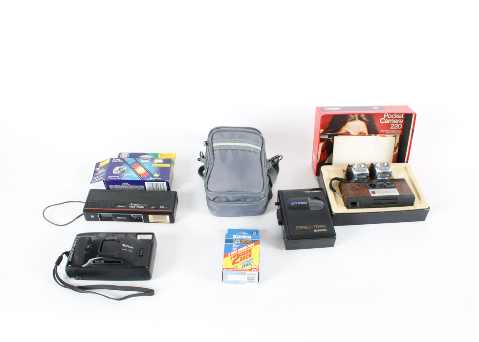 Assorted Cameras and Accessories