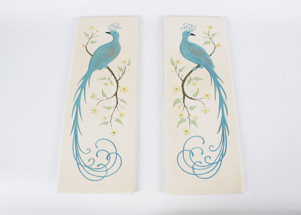 Country Ware Peacock Plaques