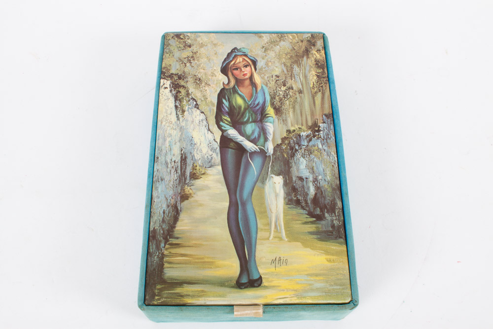 Vintage Costume Jewelry and Box