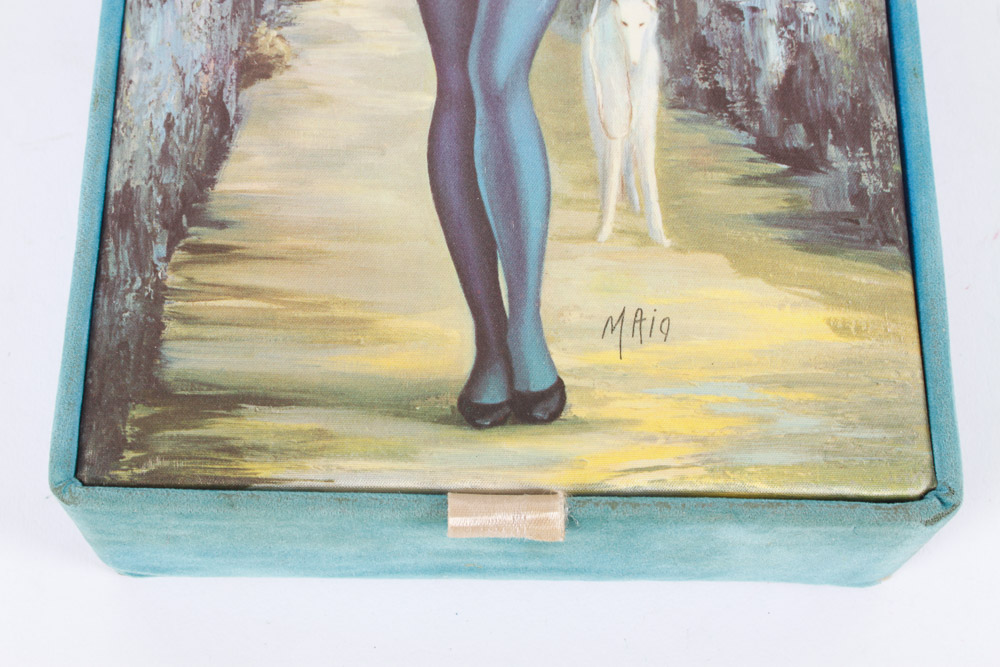 Vintage Costume Jewelry and Box