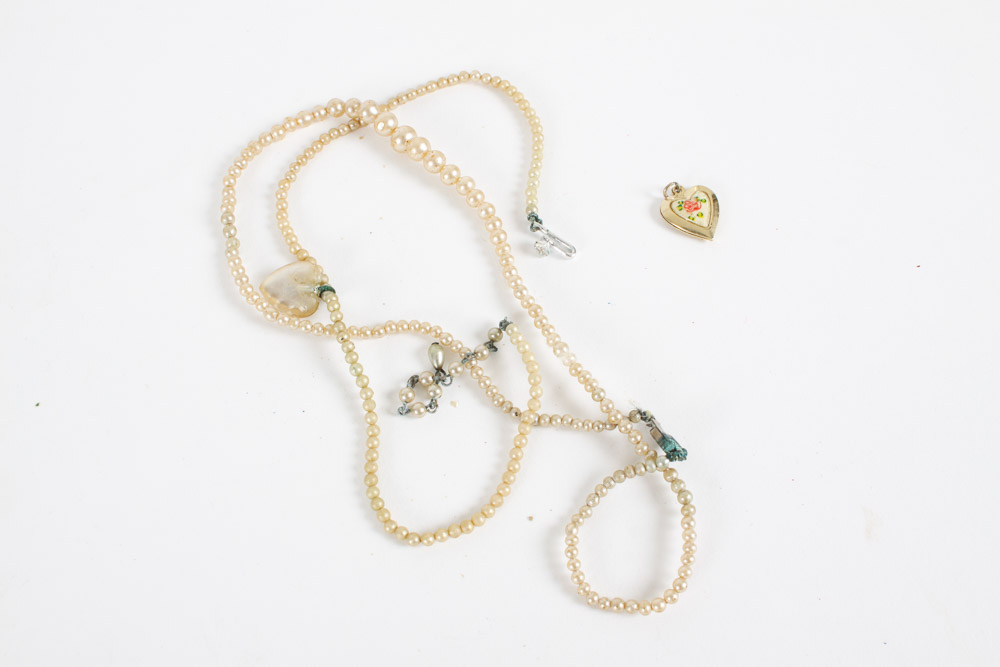 Vintage Costume Jewelry and Box