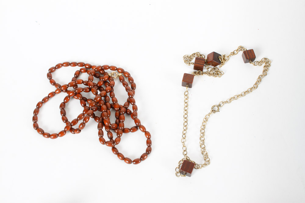 Vintage Costume Jewelry and Box