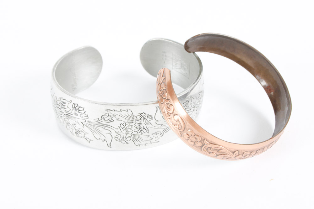 Vintage Bangles and Jewelry Boxes