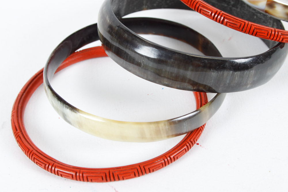 Vintage Bangles and Jewelry Boxes