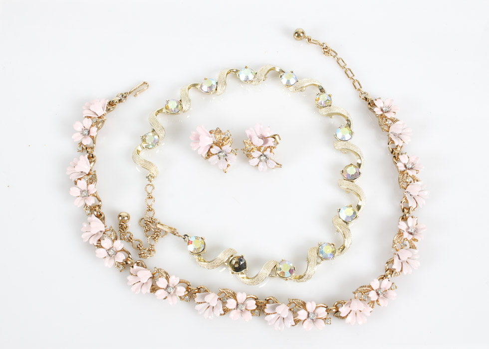 Choker Necklaces and Earrings