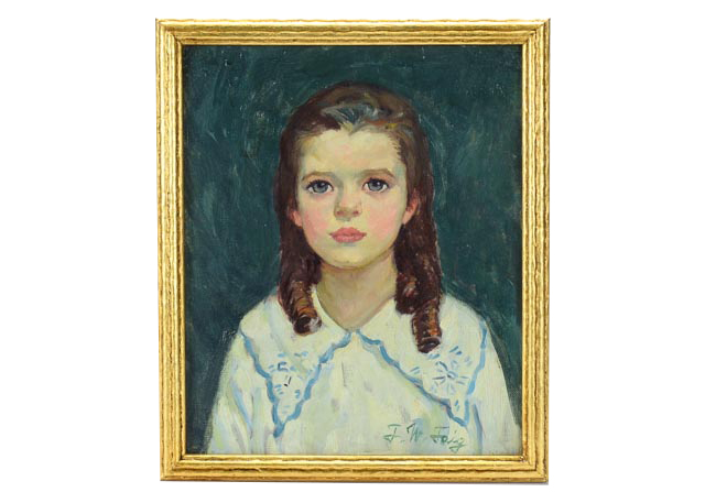 Frances Wiley Faig Original Portrait Painting