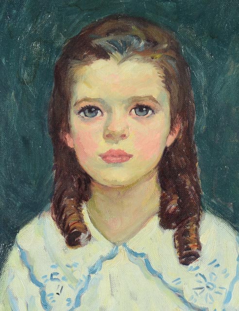 Frances Wiley Faig Original Portrait Painting