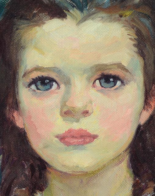 Frances Wiley Faig Original Portrait Painting