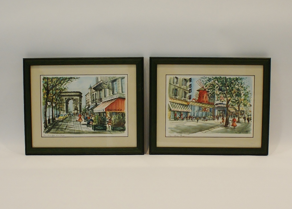 Claude Ducollet Pair of Framed Prints