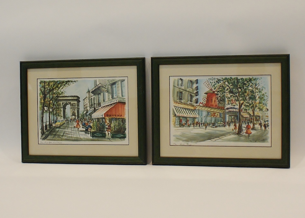 Claude Ducollet Pair of Framed Prints