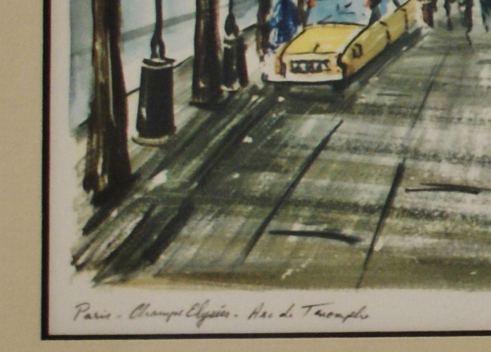 Claude Ducollet Pair of Framed Prints