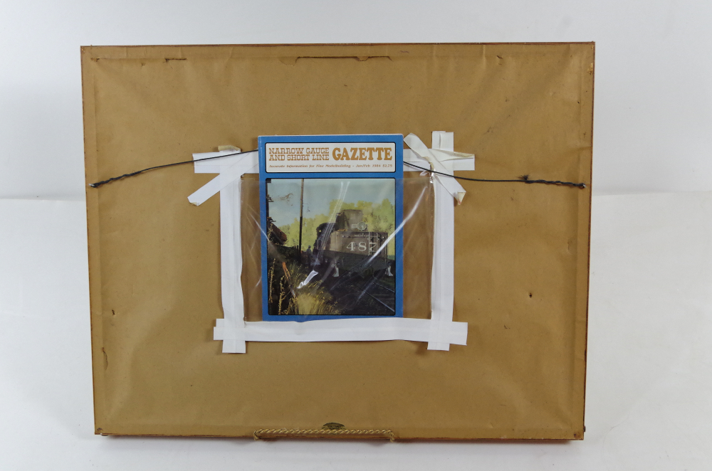 Jim Finnel Watercolor "Caught in the Act"