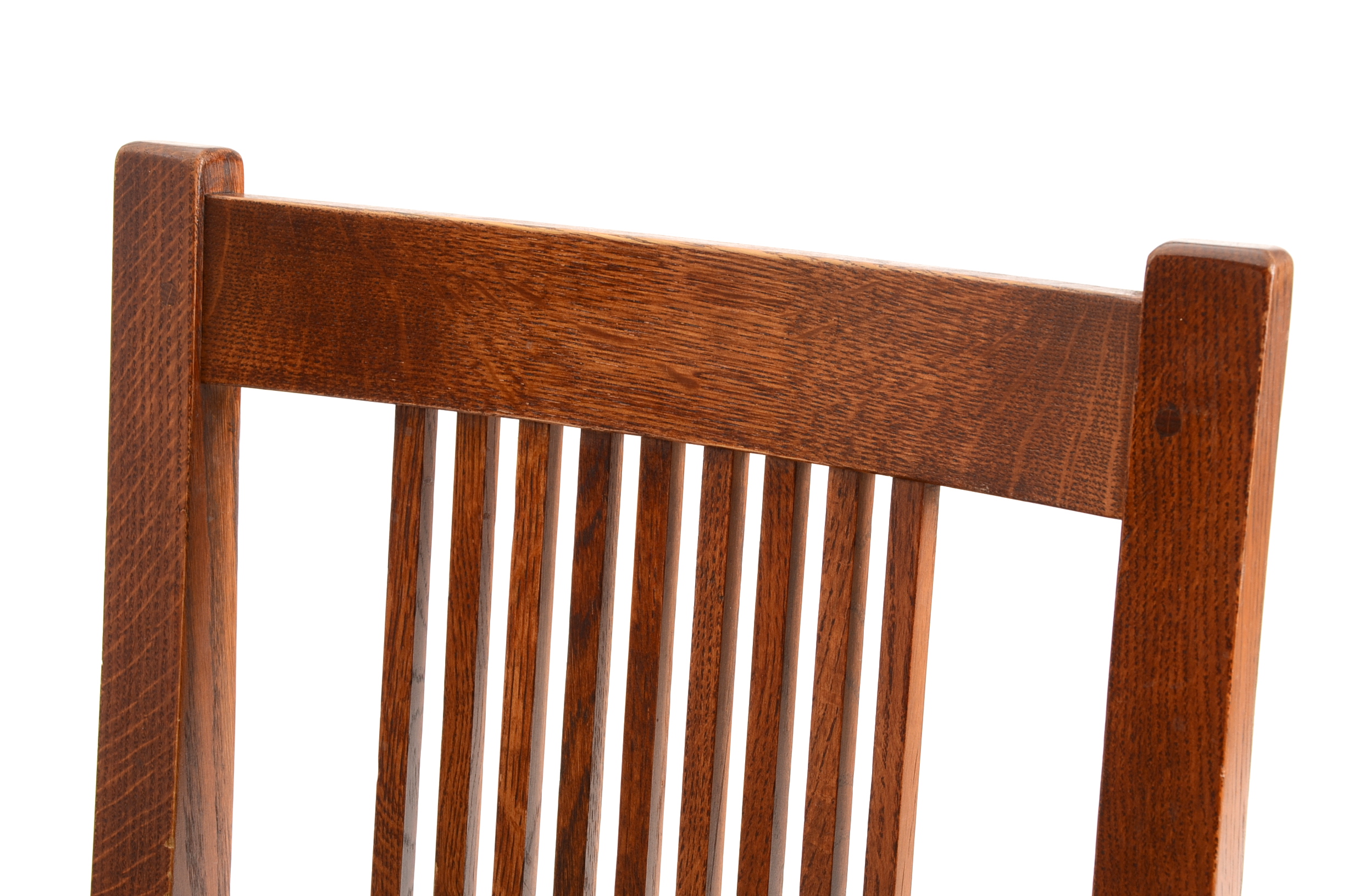 Contemporary Stickley Oak Bar Stools