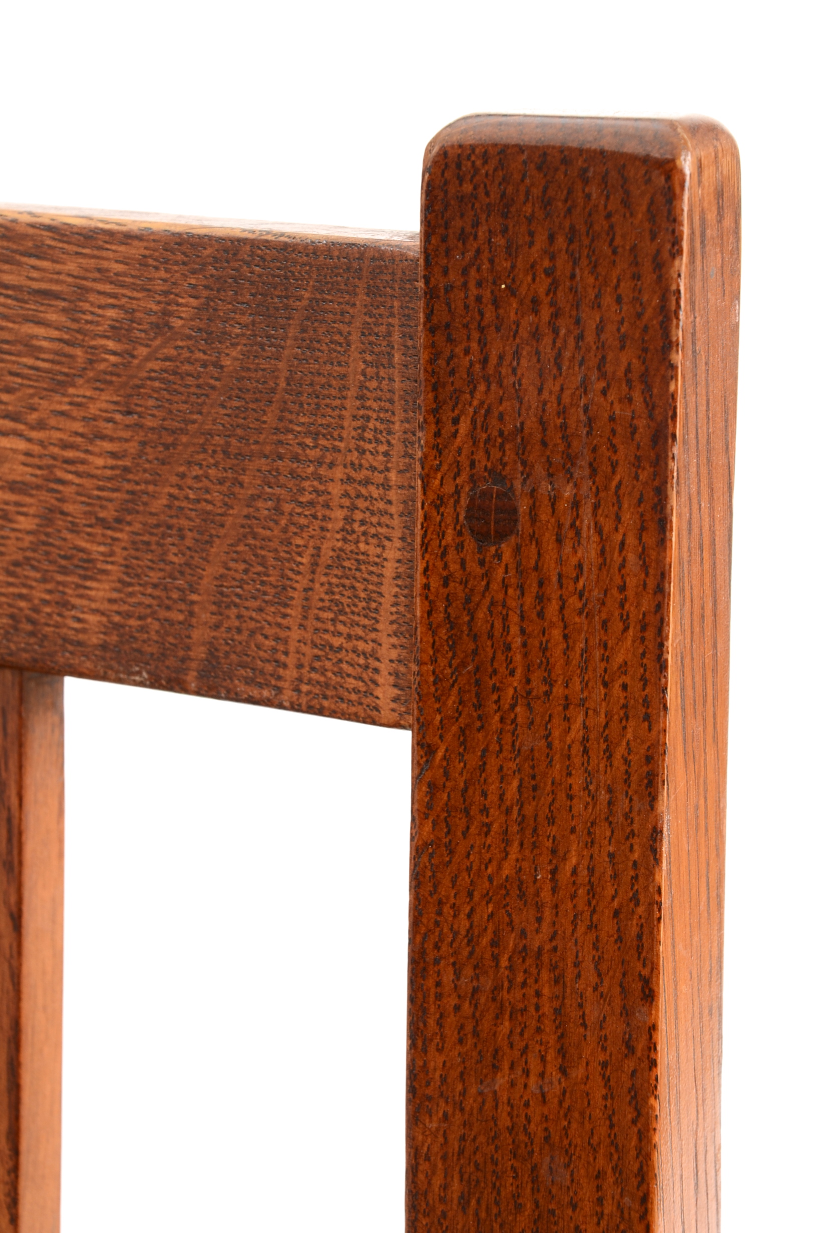 Contemporary Stickley Oak Bar Stools