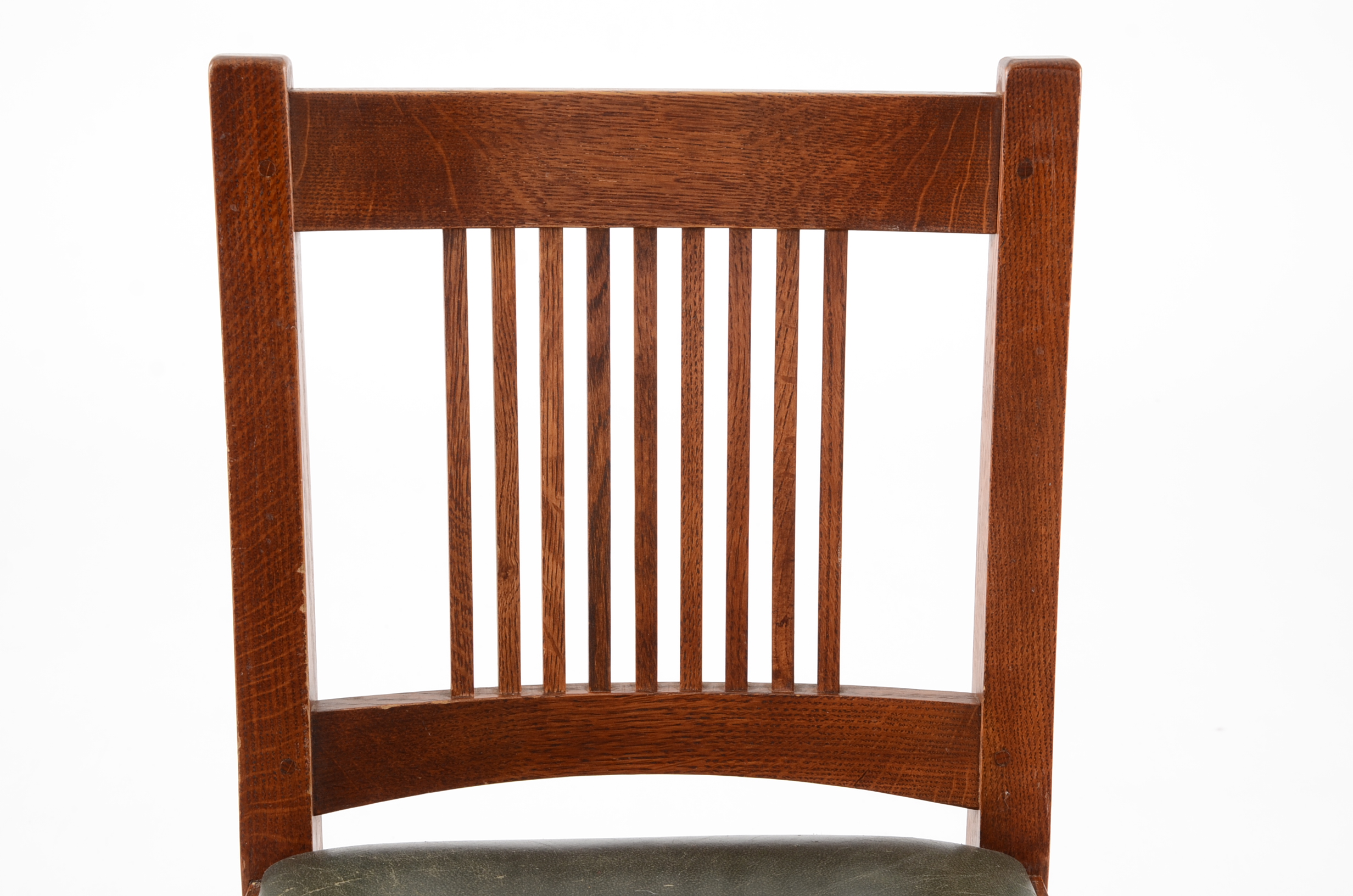 Contemporary Stickley Oak Bar Stools