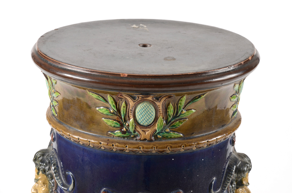 19th Century Majolica Plant Stand