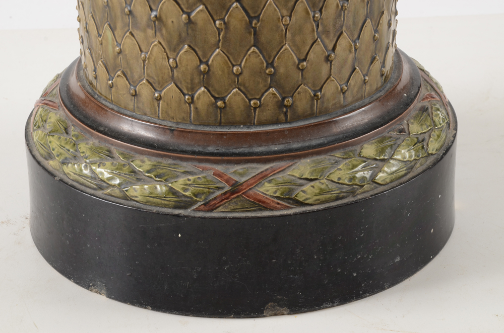 19th Century Majolica Plant Stand