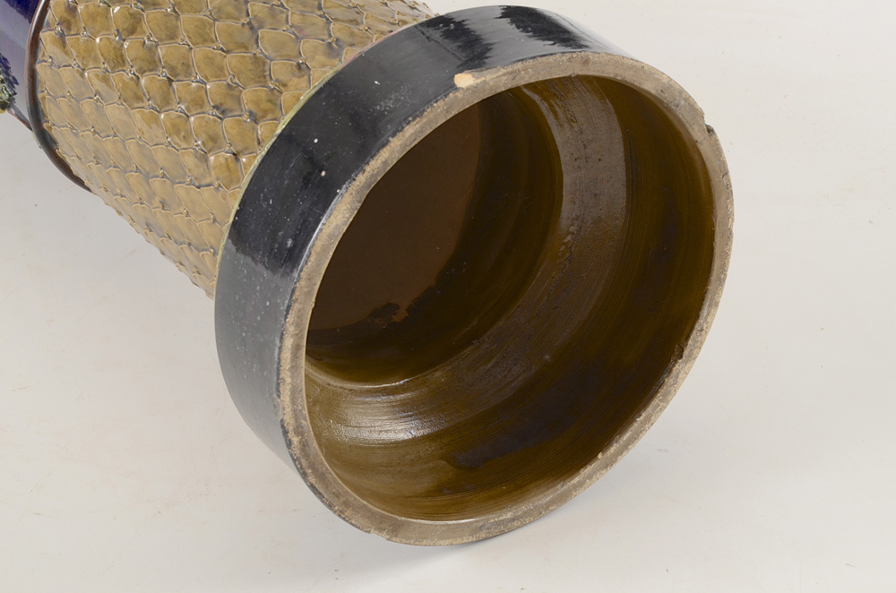 19th Century Majolica Plant Stand