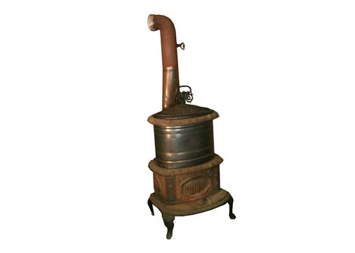 Antique Jewett and Root Cast Iron Wood Burning Stove