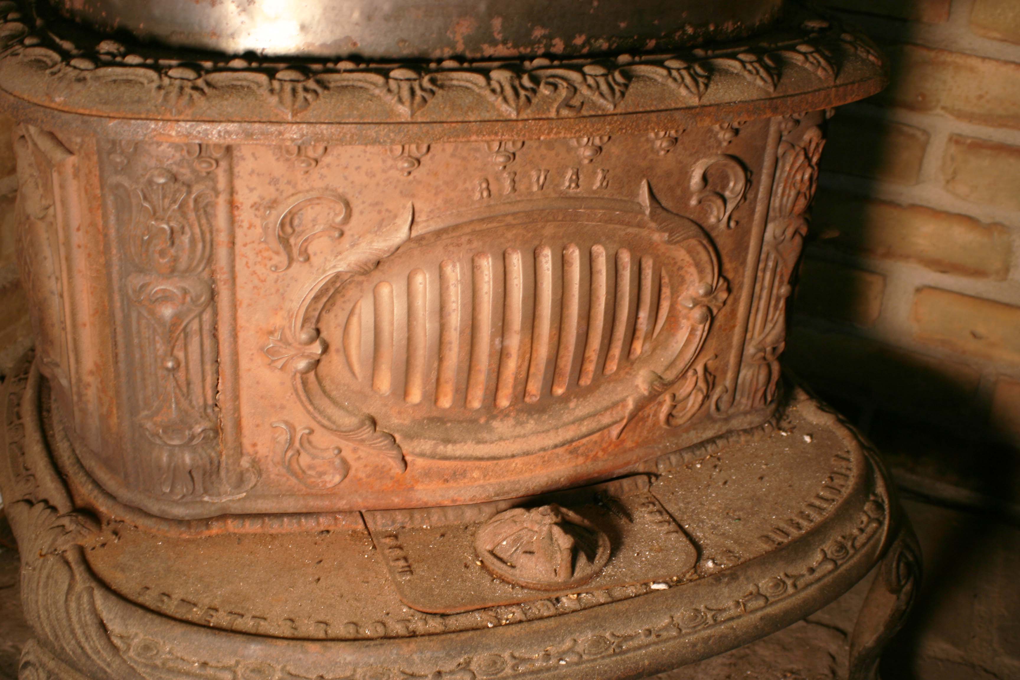 Antique Jewett and Root Cast Iron Wood Burning Stove