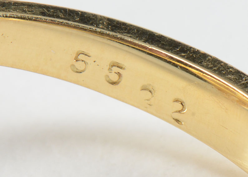 18K Yellow Gold Diamond Ring