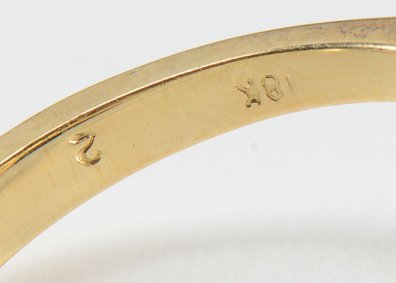 18K Yellow Gold Diamond Ring