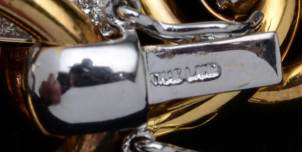 Gold Wash Sterling and Cubic Zirconium Bracelet