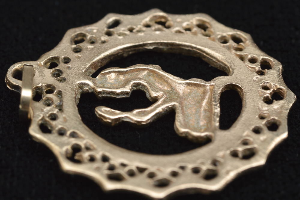 14K Gold Pendant and Scrap Bracelet