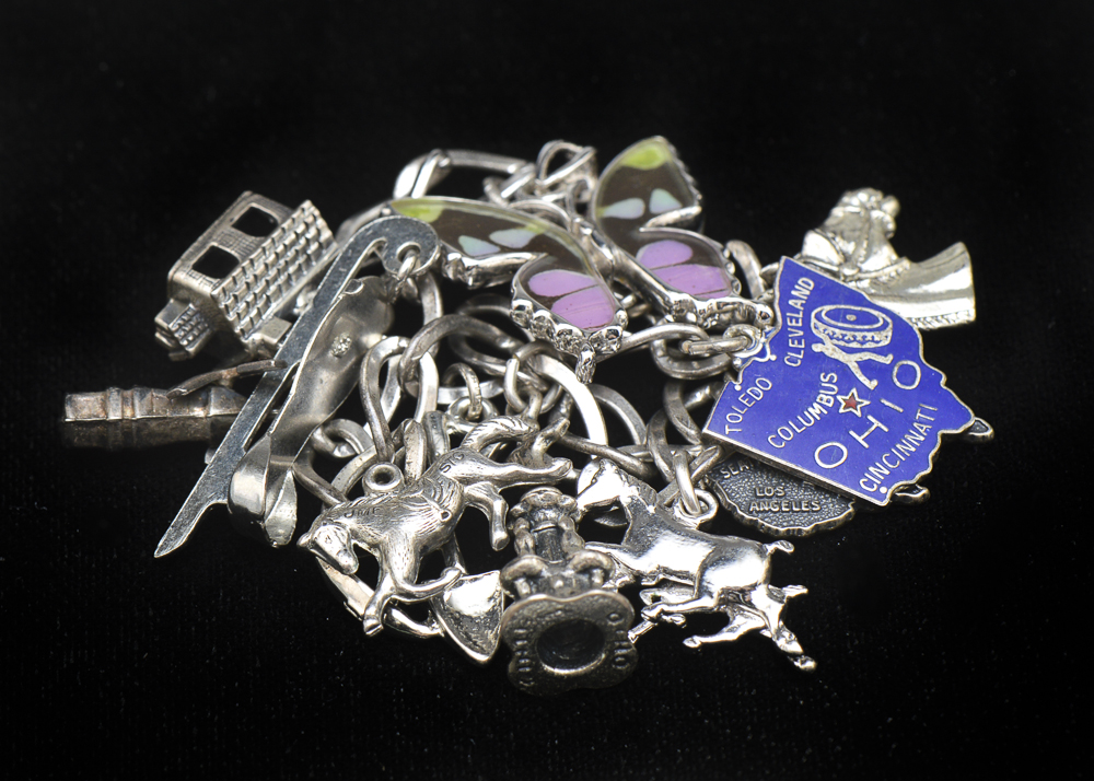 Charm Bracelet with Sterling
