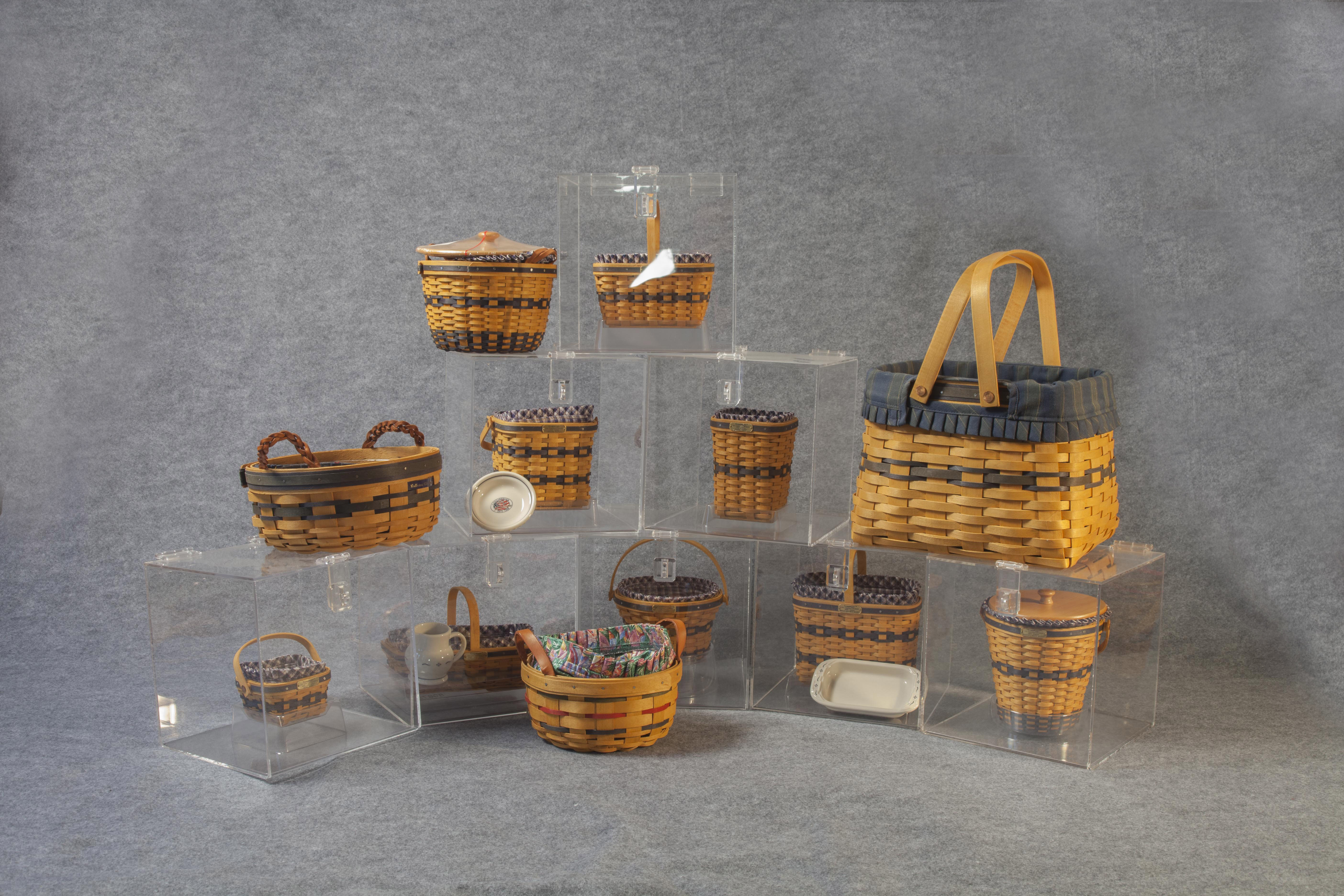 Longaberger Collector's Club and JW Miniature Collection Baskets
