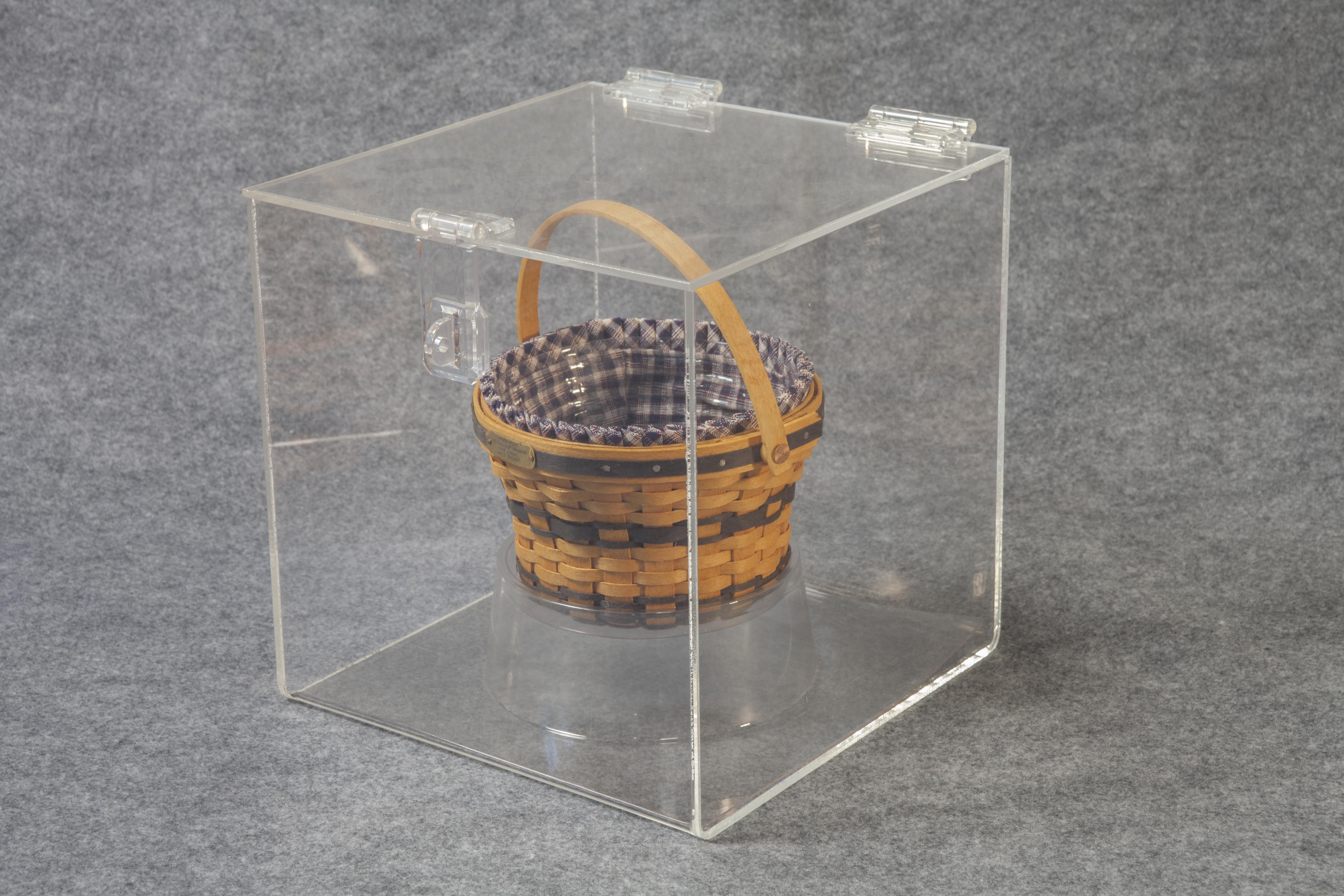 Longaberger Collector's Club and JW Miniature Collection Baskets