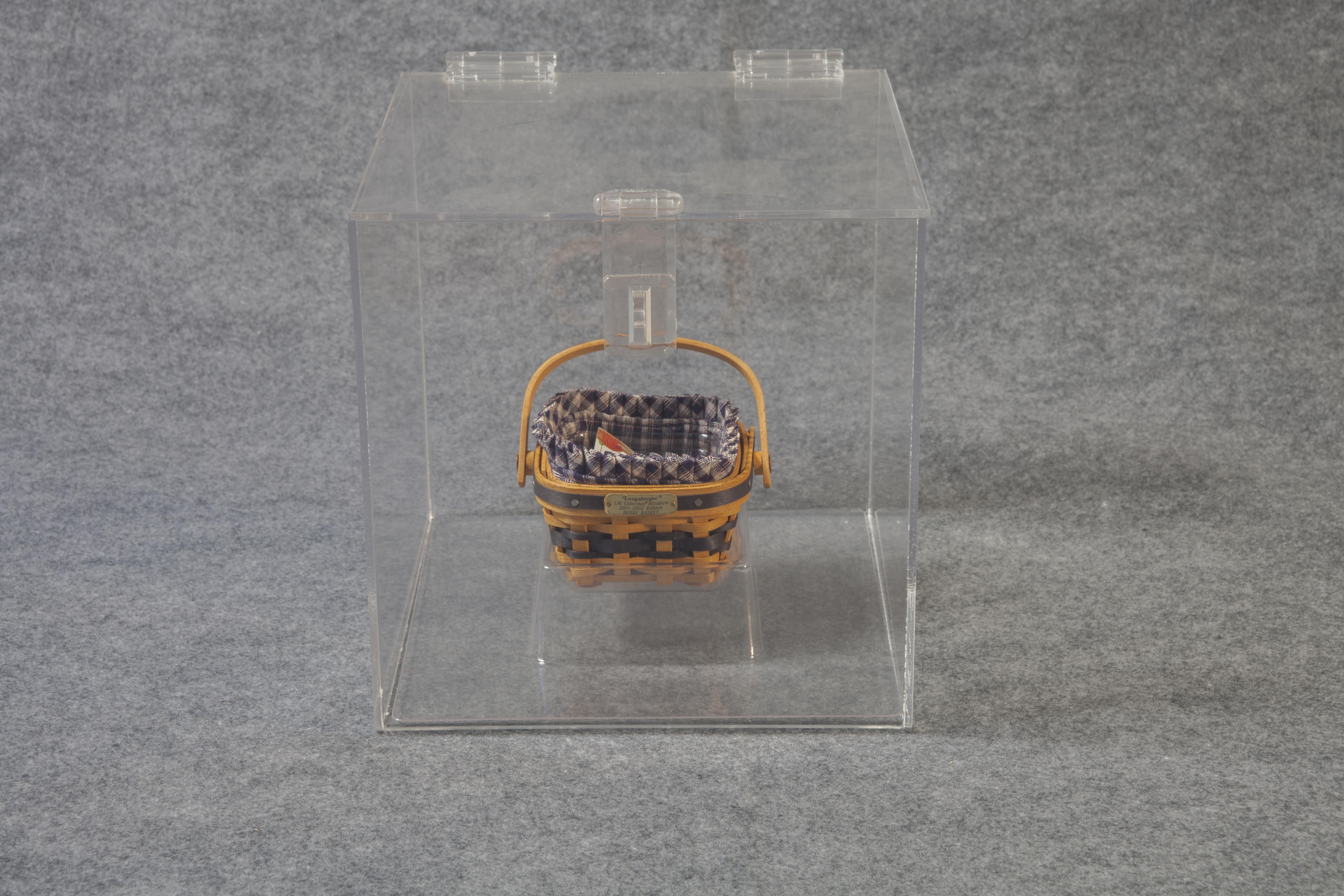 Longaberger Collector's Club and JW Miniature Collection Baskets