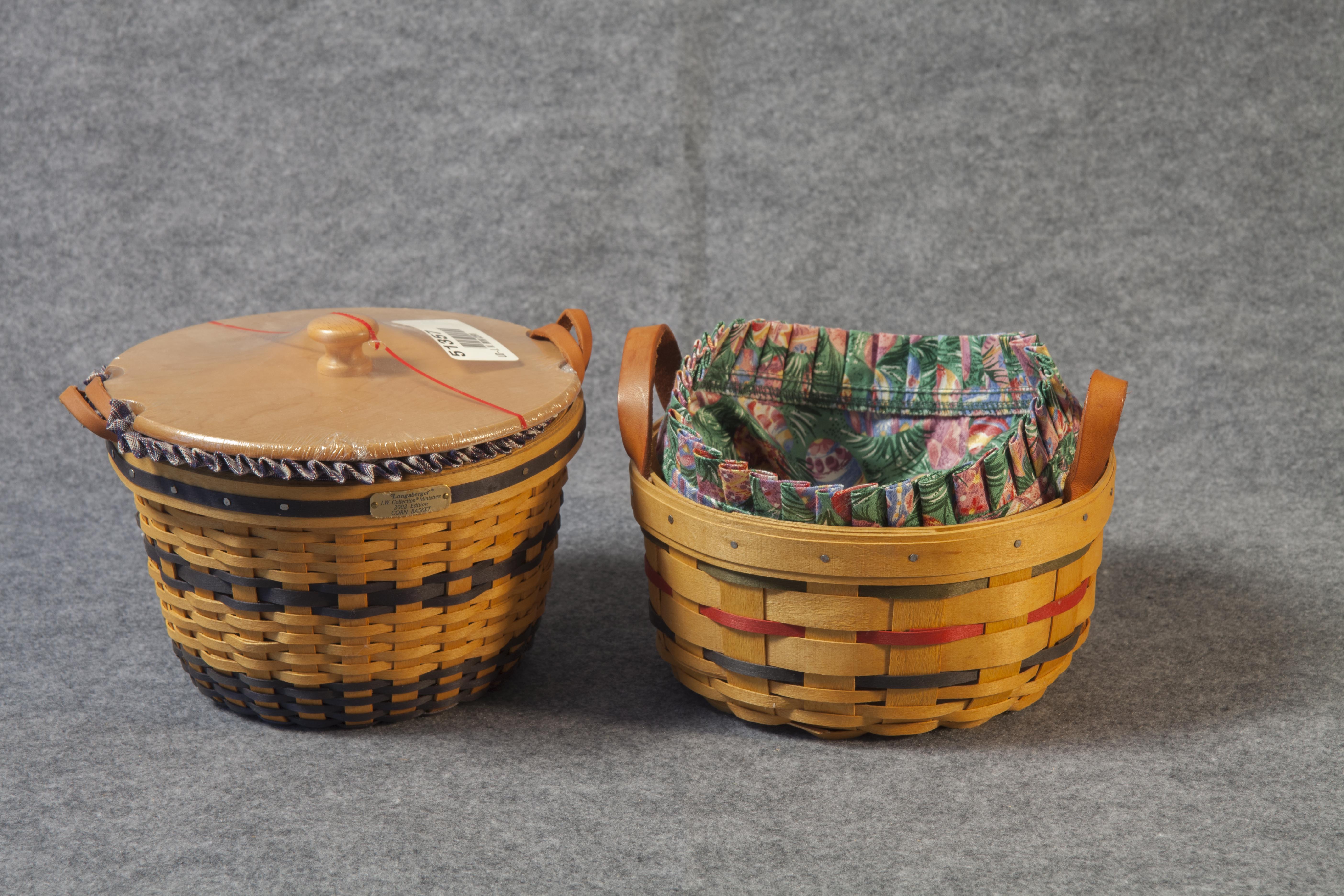 Longaberger Collector's Club and JW Miniature Collection Baskets