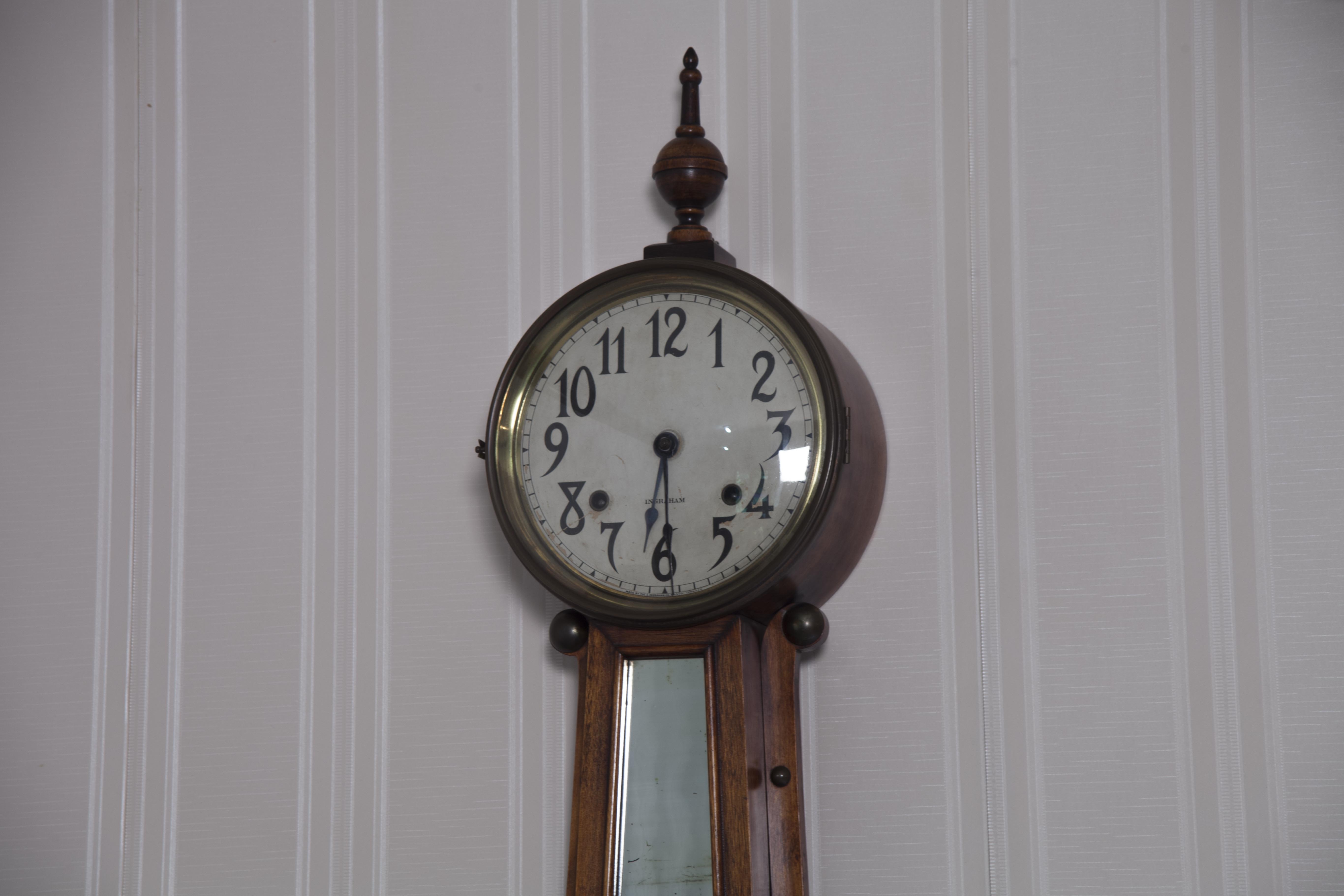 Vintage Ingraham Banjo Wall Clock