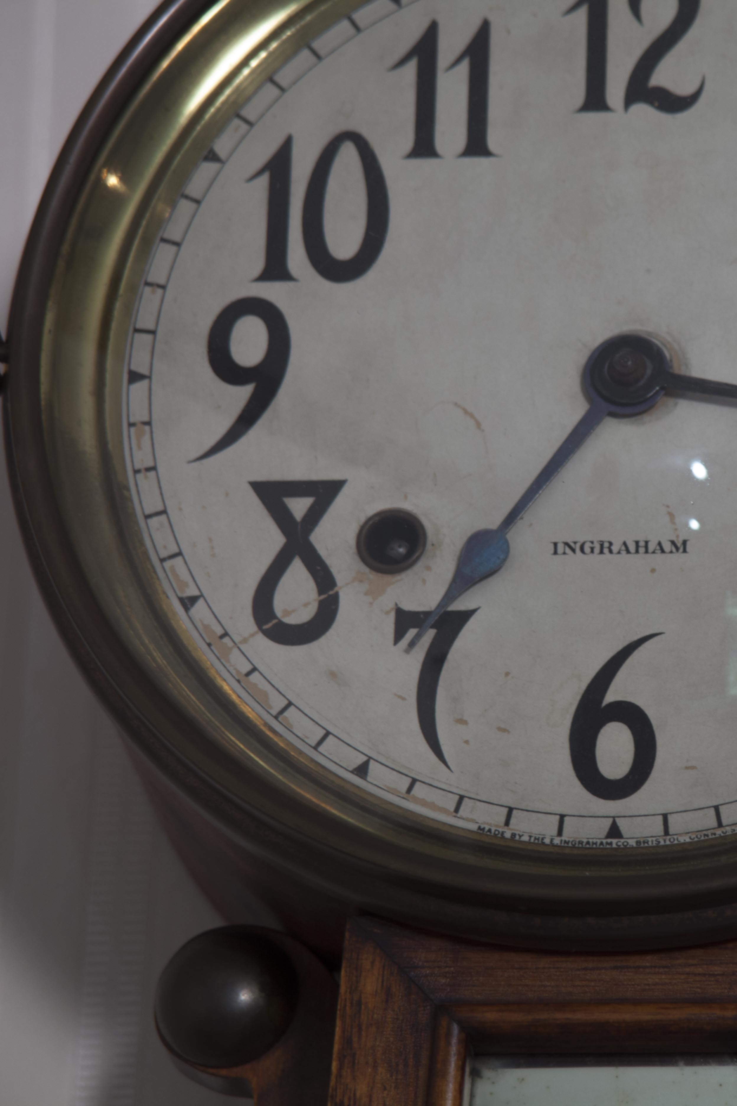 Vintage Ingraham Banjo Wall Clock