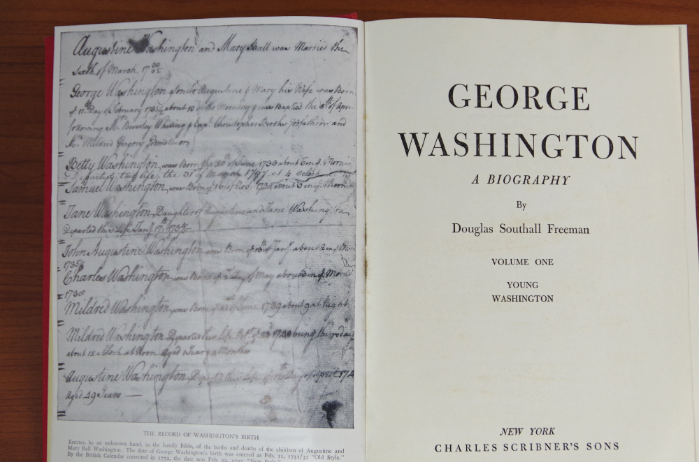 "George Washington: A Biography" in Seven Volumes by Douglas Southall Freeman
