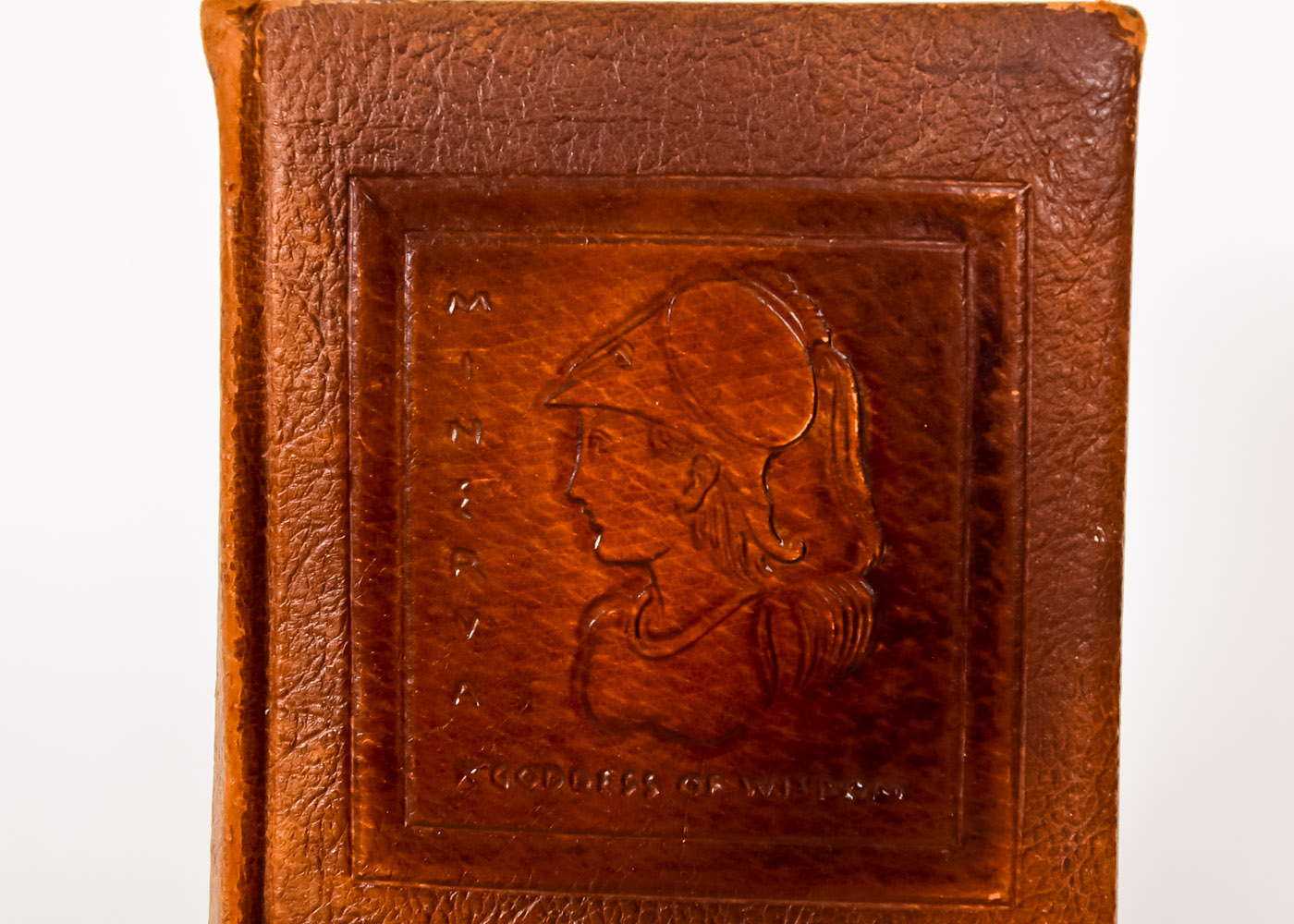 Leather-bound "The New Modern Encyclopedia"