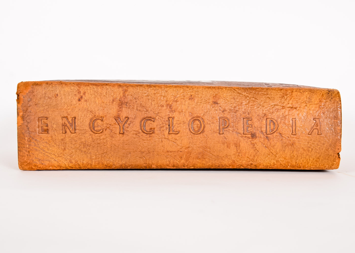 Leather-bound "The New Modern Encyclopedia"