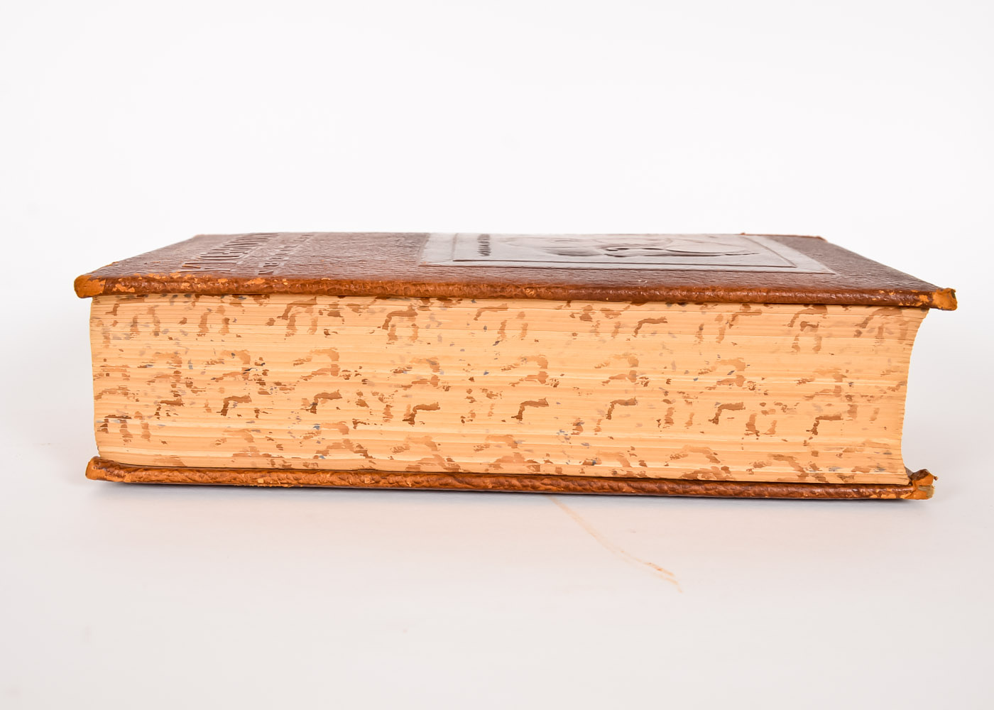 Leather-bound "The New Modern Encyclopedia"