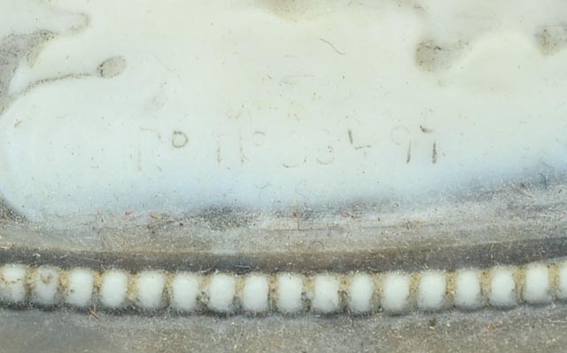 Burgundy Incolay Cameo Wall Plaque by Coralay Classics