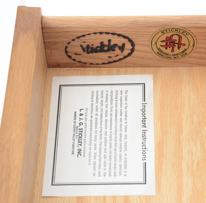 Contemporary Mission Style Oak Sideboard