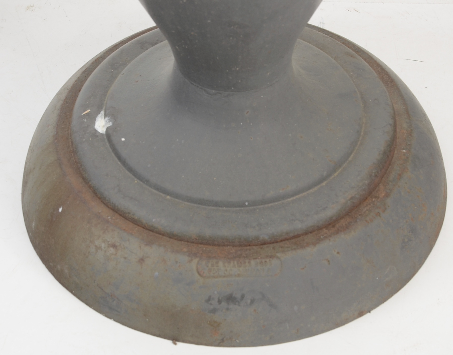 Pair of Kramer Bros. Cast Iron Garden Urns