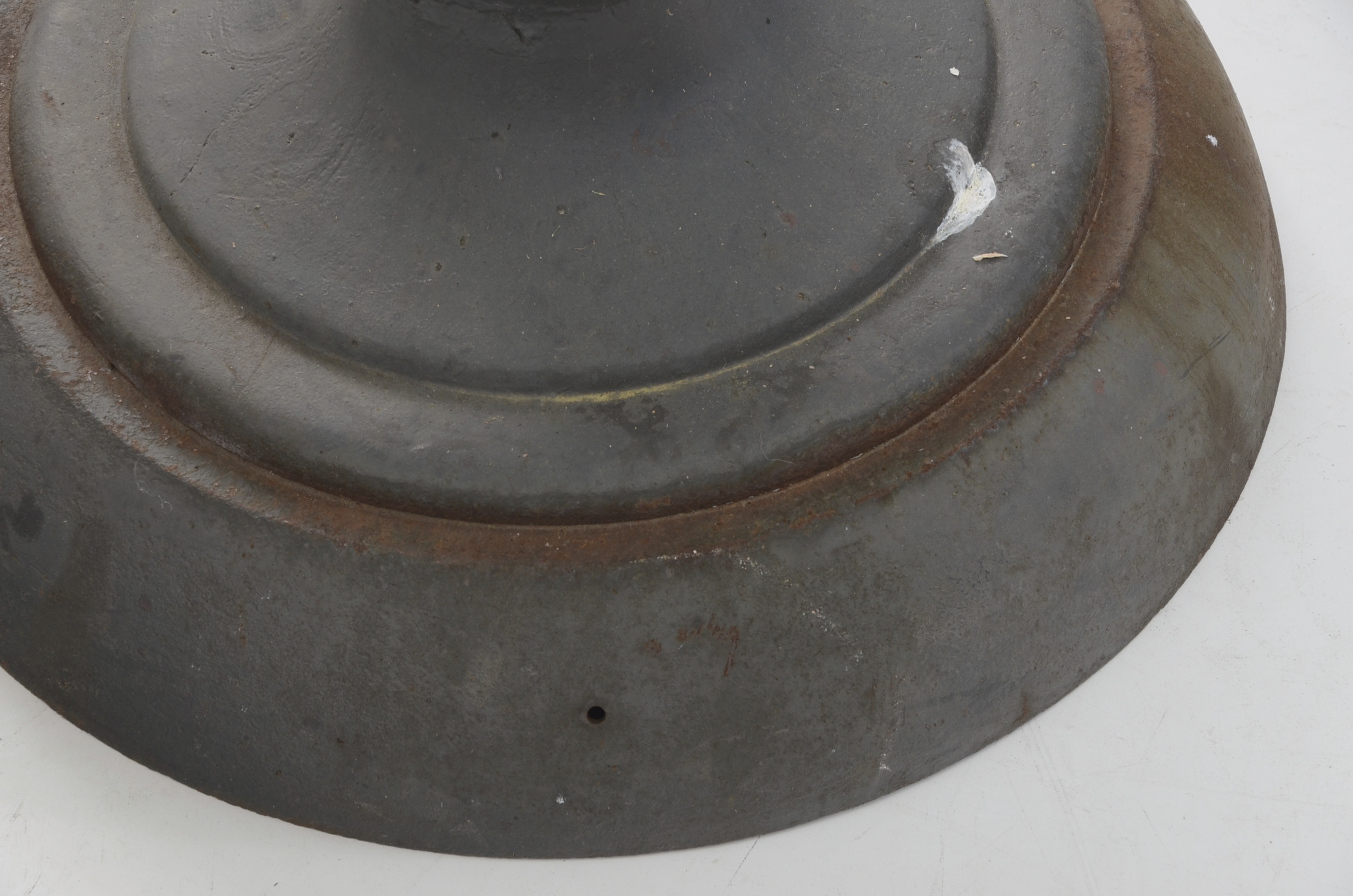 Pair of Kramer Bros. Cast Iron Garden Urns