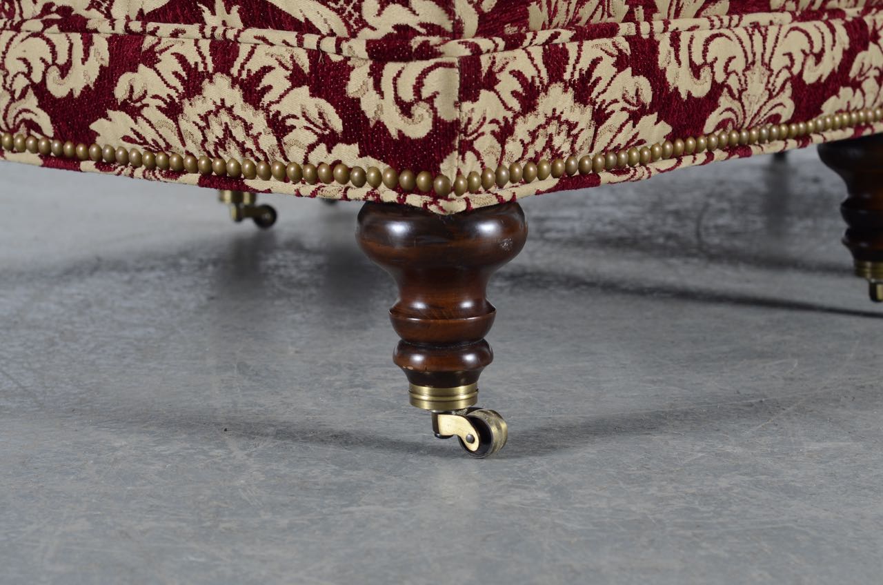 Southwood Traditional Tufted Chair and Matching Ottoman