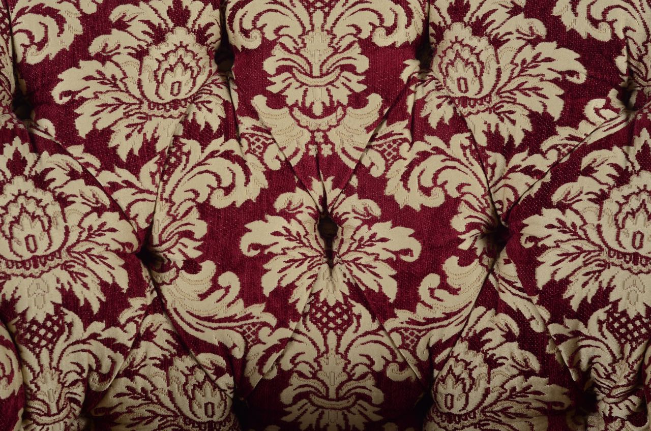 Southwood Traditional Tufted Chair and Matching Ottoman