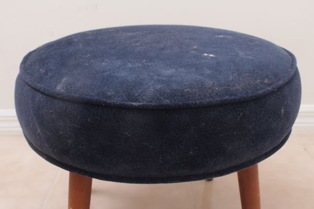 Blue Foot Stool